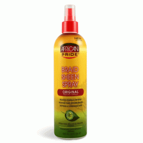 African Pride Braid Sheen Spray 12oz